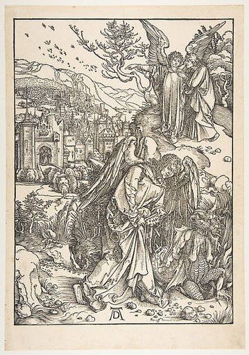 The Angel with the Key to the Bottomless Pit, from "The Apocalypse"