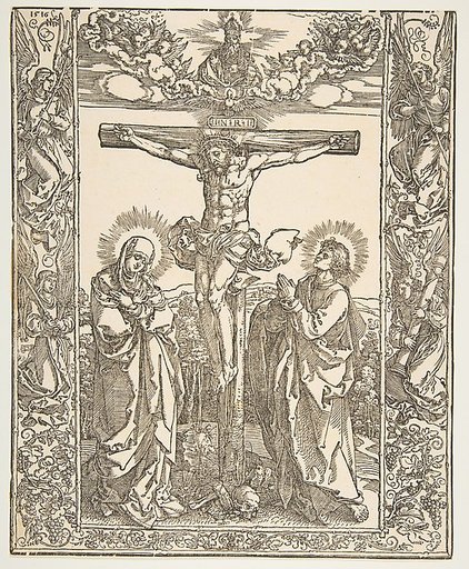 Christ on the Cross between the Virgin and Saint John
