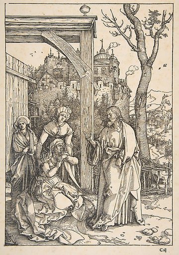 Christ Taking Leave of His Mother, from "The Life of the Virgin"