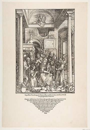 The Glorification of the Virgin, from "The Life of the Virgin"