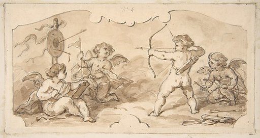 Design of putti at play