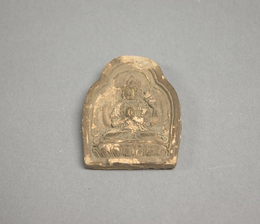 Votive Plaque with Seated Figure
