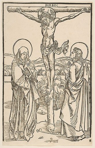 Christ on the Cross with the Virgin and Saint John