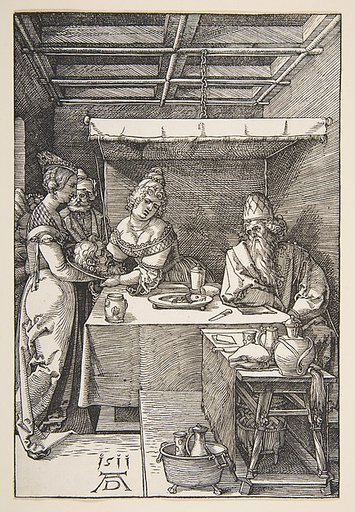 The Head of Saint John the Baptist Brought to Herod