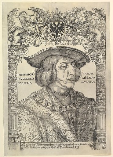 Portrait of the Emperor Maximilian I in an Architectural Frame (copy)