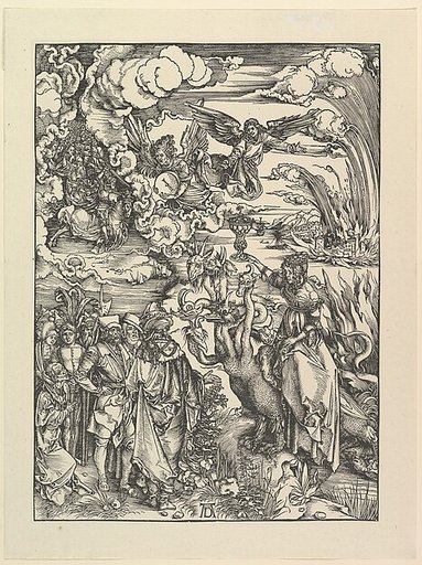 The Babylonian Whore, from The Apocalypse. Facsimile