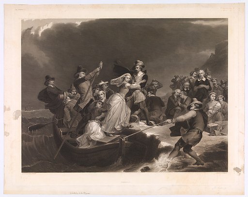 The Landing of the Pilgrims at Plymouth Rock, 1620