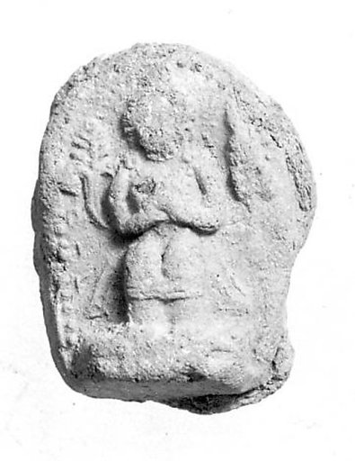 Votive Plaque with Maitreya(?)