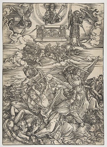 The Four Avenging Angels, from "The Apocalypse", Latin Edition