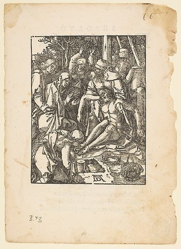 The Lamentation, from "The Small Passion", edition Venice