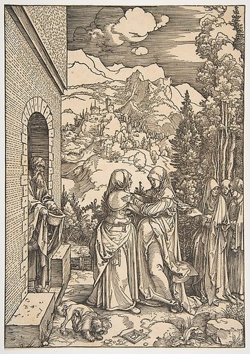 The Visitation, from "The Life of The Virgin"