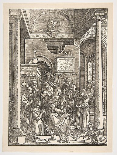 The Glorification of the Virgin, from "The Life of The Virgin"