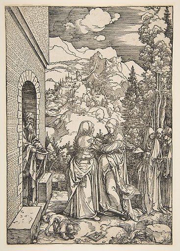 The Visitation, from "The Life of the Virgin"
