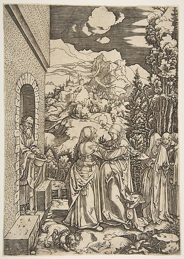 The Visitation, from "The Life of the Virgin" (copy)