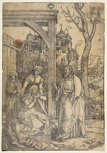 Christ Taking Leave of His Mother, from "The Life of the Virgin" (copy)