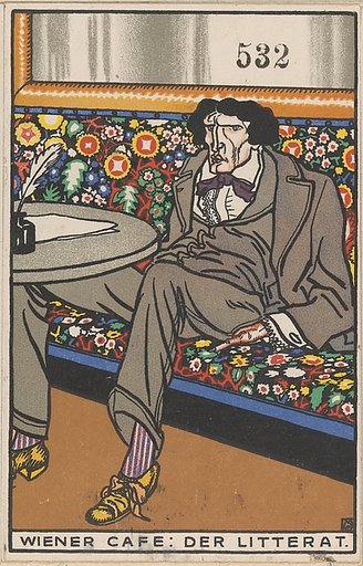 Viennese Café: The Man of Letters (Wiener Café: Der Litterat)