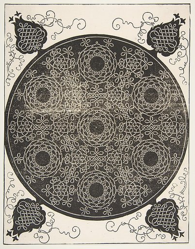 “The Sixth Knot”. Interlaced Roundel with Seven Wreaths