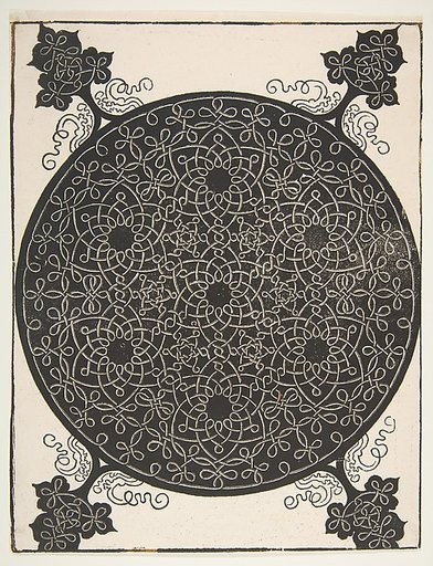 “The Fifth Knot”. Interlaced Roundel with Seven Six-pointed Stars