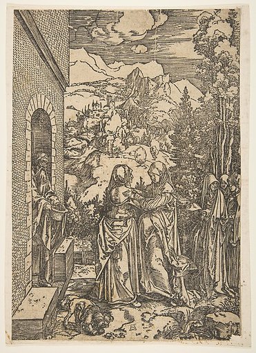 The Visitation, from "The Life of the Virgin" (copy)