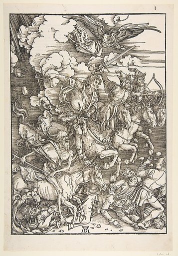 The Four Horsemen, from "The Apocalypse"