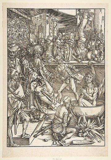 The Martyrdom of Saint John, from "The Apocalypse"