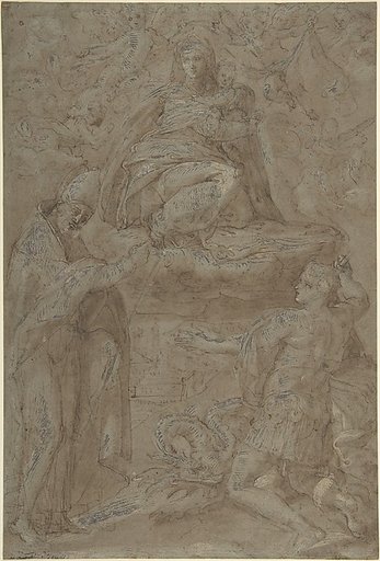 Madonna in Glory with Two Saints