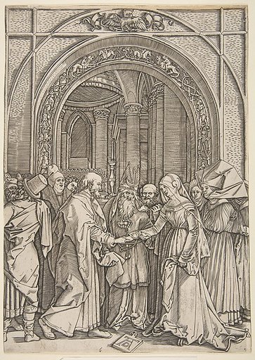 The Betrothal of the Virgin, from "The Life of the Virgin" (copy)