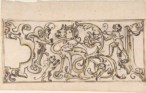Grotesque Ornament Drawing
