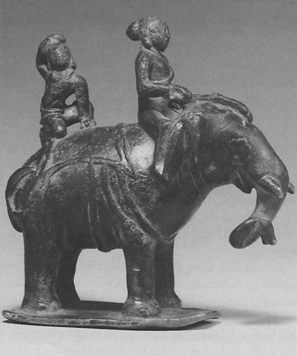 Royal Riders on an Elephant