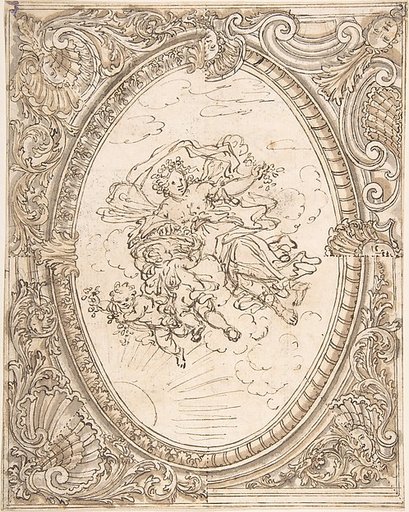 Design for a Ceiling with the Allegory of Dawn