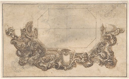 Right Half of Mirror Frame Design