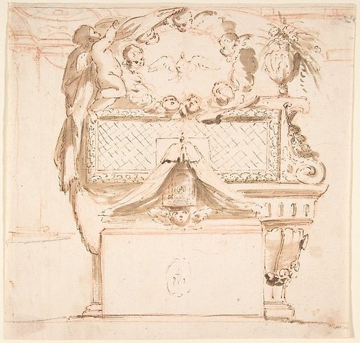 Wall Tomb with Putti