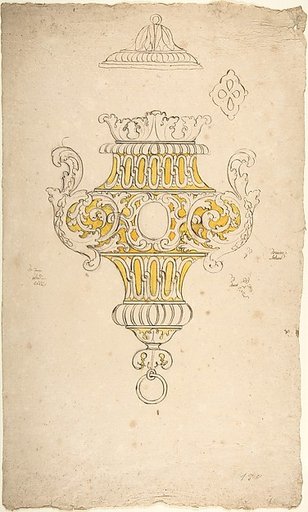 Design for Hanging Vase or Lamp