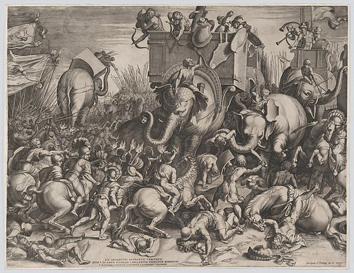 The Battle Between Scipio and Hannibal at Zama