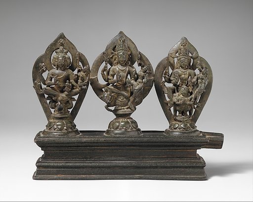 Brahma, Shiva, and Vishnu
