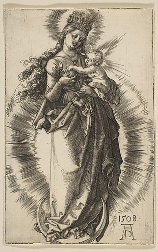 Virgin on a Crescent with a Starry Crown