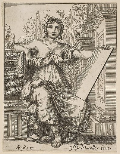Seated Woman Holding a Tablet