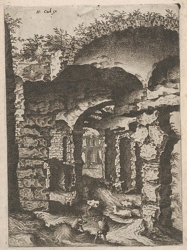 Vaults with Bosse Blocks, from "Roman Ruins and Buildings"