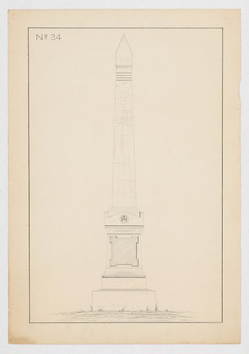 Obelisk Grave Monument, No. 34