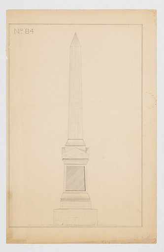Obelisk Grave Monument, No. 84