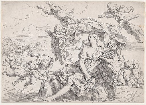 The Rape of Europa, after Guido Reni
