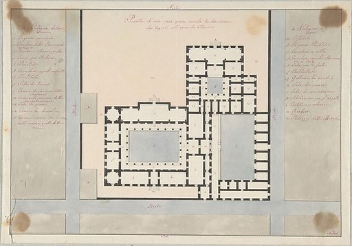 Plan of a Greek House