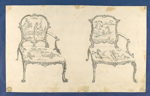 Two French Chairs, in Chippendale Drawings, Vol. I