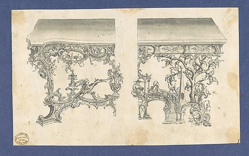 Frames for Marble Slabs, in Chippendale Drawings, Vol. I