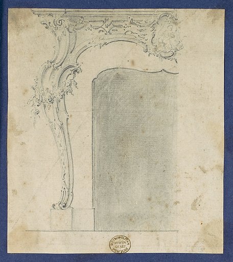 Chimneypiece, in Chippendale Drawings, Vol. I