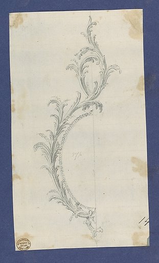 Pier Glass Frame, in Chippendale Drawings, Vol. I