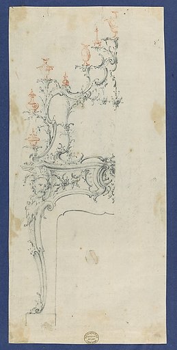 Chimneypiece, in Chippendale Drawings, Vol. I