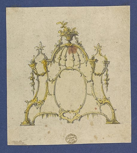 Overmantle, in Chippendale Drawings, Vol. I