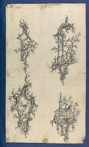 Girandoles, in Chippendale Drawings, Vol. I