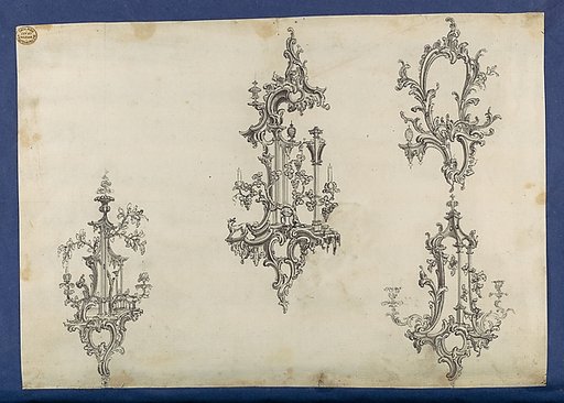 Girandoles, in Chippendale Drawings, Vol. I